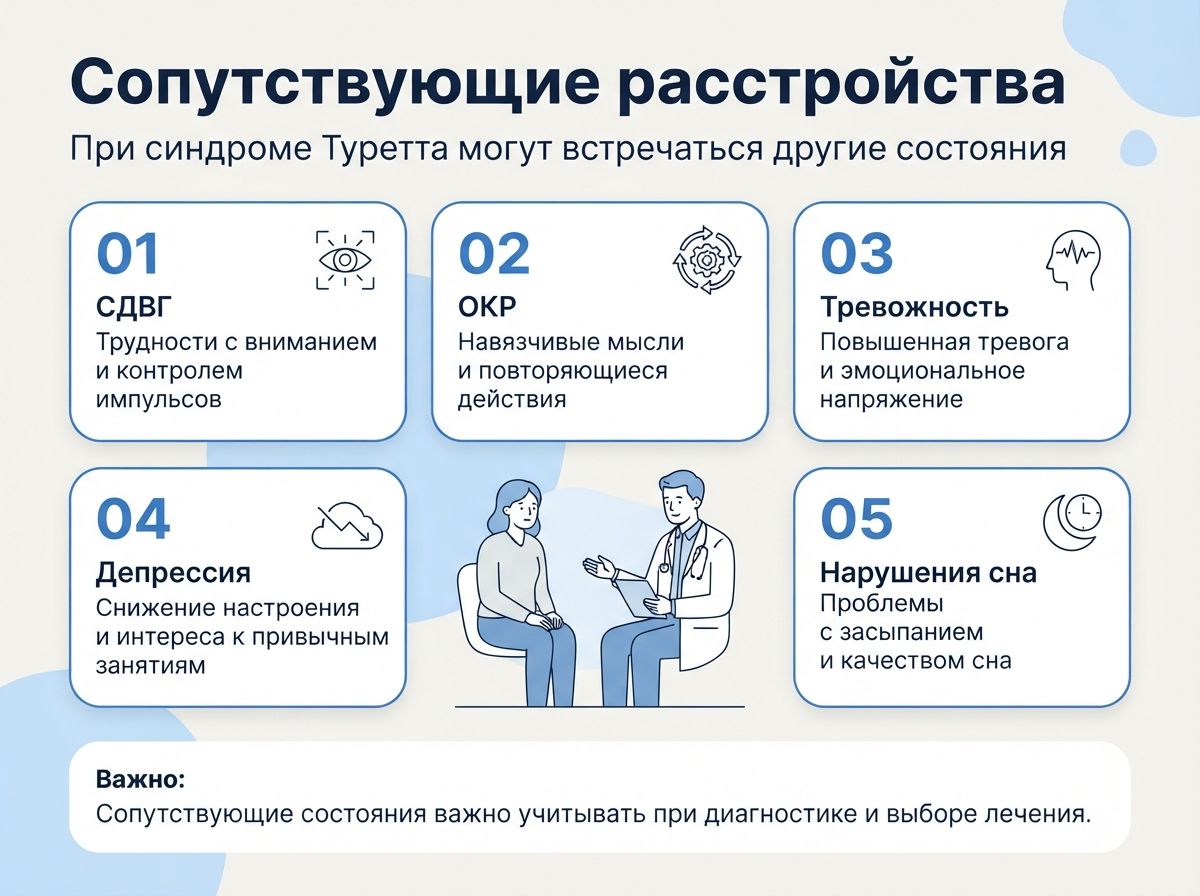 Лечение синдрома Туретта в Бугульме инфографика