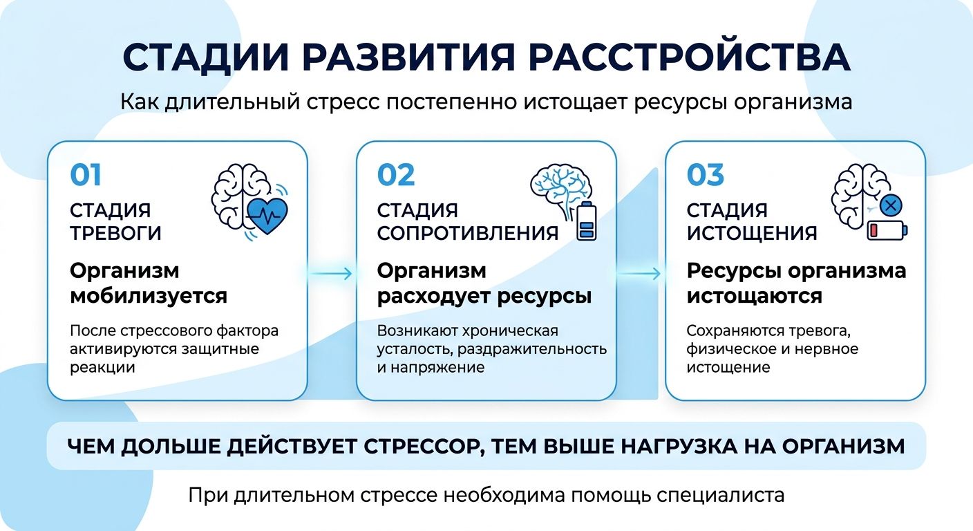 Лечение стресса в Бугульме инфографика